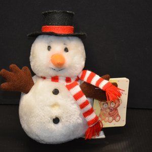 Russ Berries & Co Luv Pets Snooky Snowman Plush Stuffed Animal Toy 7" #202 Doll